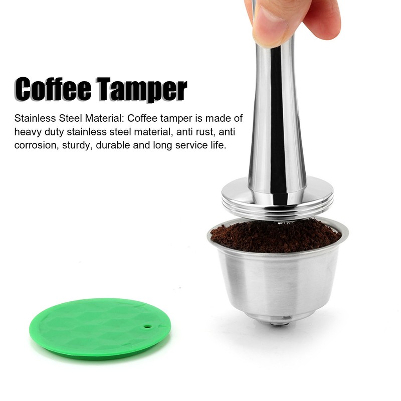 41mm Flat Base Coffee Tamper Stainless Steel Coffee Powder Hammer