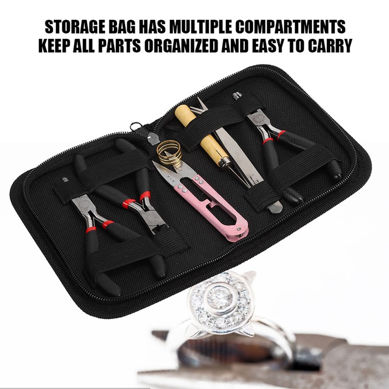 8pcs Jewelry Tools DIY Jewelry Making Pliers Scissors Cutter Tweezers