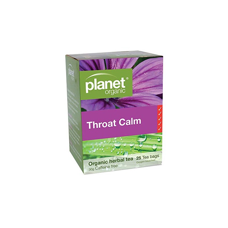 Planet Organic Throat Calm 25 Tea Bags