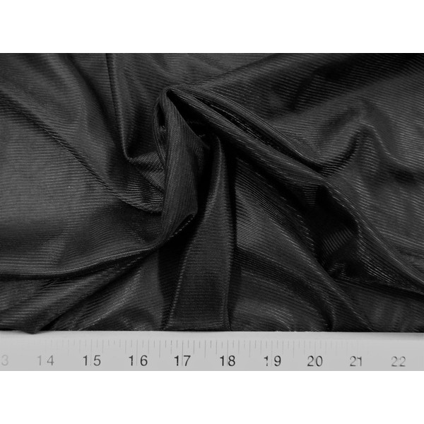 Yard Discount Fabric Nylon 40 Denier Tricot Stretch Black 108