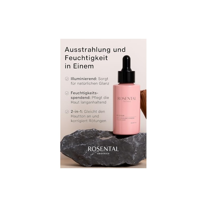 ROSENTAL Organics BB Serum (30 ml) - 2-in-1 Make Up