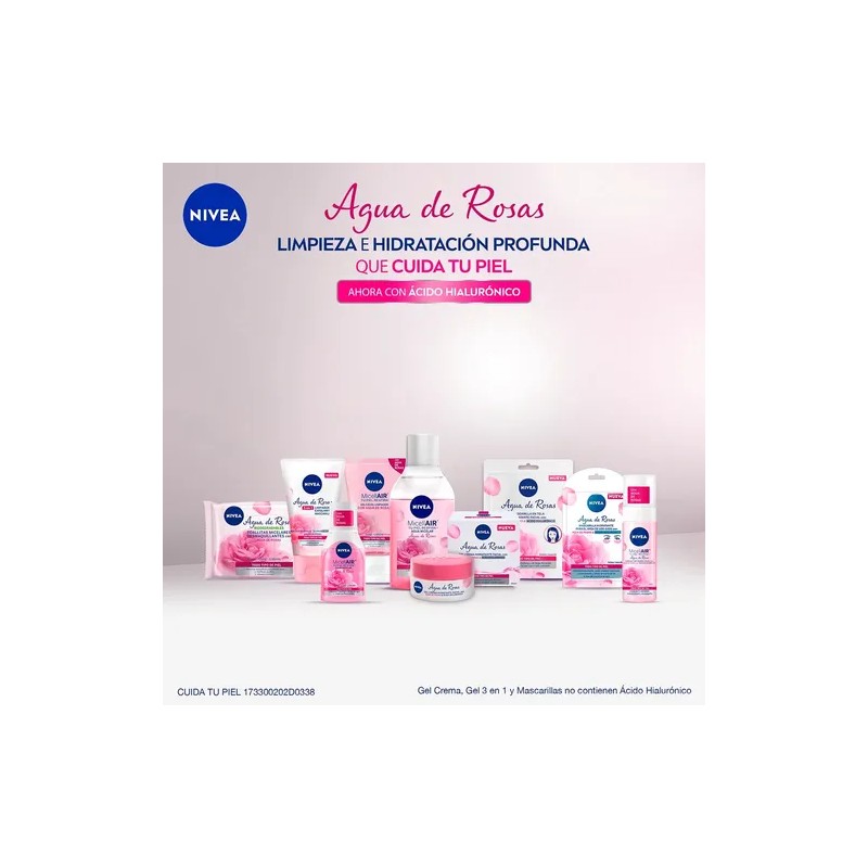 Agua Micelar Desmaquillante Nivea Agua De Rosas 100 Ml Mixta