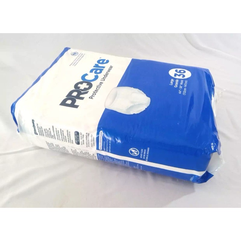 Procare Pack of 36 PROCARE Protective Underwear/Adul