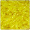 BeadTin Lure Yellow Transparent 19mm Spaghetti Craft Beads