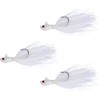 Croft Enterprises Bucktail Jigs 3 Pack – Durable Hand-Tied Fishing