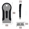 Bates- Razor Blade Scraper Tool Set, 2 Pack, Black &