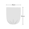 Ucake 10 Litre Clear Rubbish Bags Trash Bags Trash Bags