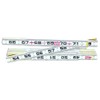 Lufkin 066F 6-Flat Read Wood Folding Rule