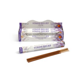 STAMFORD INC. 37113 Stress Relief Incense Sticks, 20 Sticks x 6 Packs
