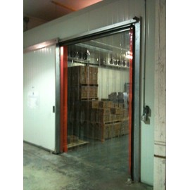 Strivide - Strip Door Curtain - 60 in. (5 ft) Width X 84 in. (7 ft) Height - Standard Smooth 8 in. Strips with 50% Overlap - Common Door kit