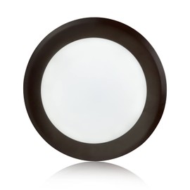 TOPELER 6 Inch Bronze LED Disk Light, 15W Flush Mount Ceiling Light, Dimmable Low Profile Recessed Disc Light, Metal Baffle Trim Fixture for Home Improve, 1000LM 3000K Warm White