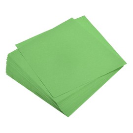 MECCANIXITY Origami Paper Double Sided Green 6x6 Inch Square Sheet for Art Craft Project, Beginners, Gifts Decor 100 Sheets