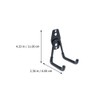 Operitacx 4pcs Bike Hooks for Garage, Heavy Duty Wall Mounted
