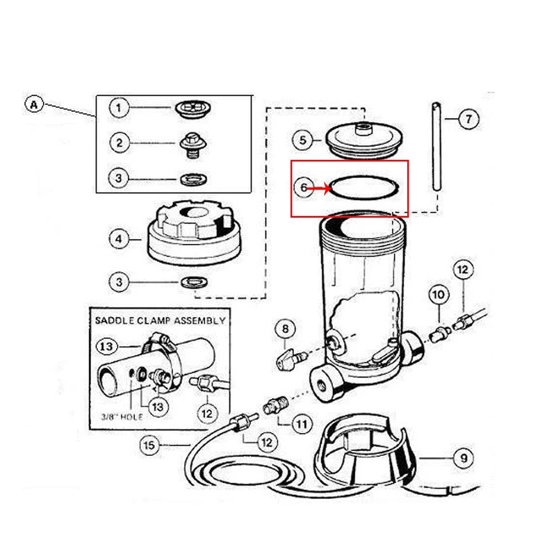 Chlorinator Wrench Opener with CLX200K O-Rings for Hayward CL200 CL220