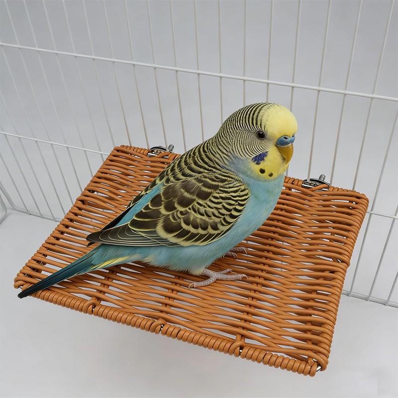 Title: Bird Perch Platform Small Animals Perch Stand Rectangle Breathable