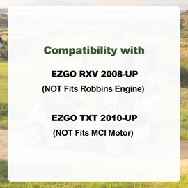 RARAYC Golf Cart Tune Up kit Compatible with EZGO 2010-Up TXT & 2008-Up RXV Gas 4-Cycle Kawasaki Motor Maintenance Set (2008-up) w/28463-G01, 72084-G01, 607454 Oil Filter & Spark Plug