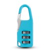 LUJIYY Small Padlock,3 Digit Code Number Password Lock Combination Padlock