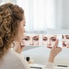 4 Way Mirror Foldable Makeup Mirror Portable 360 Degree Handheld
