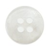 KAMINAGA Shirt Buttons, Pack of 10 (White, 0.4 inch (10