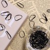 Hair Tie Mini Rubber Hair Tie Headband Black (WFI75XQ) / 머리끈 미니 고무 머리끈 머리밴드 검정 (WFI75XQ)
