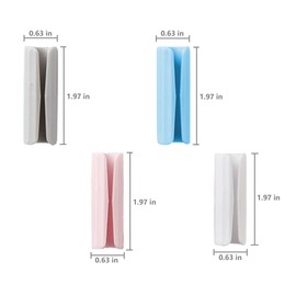 ERCRYSTO Sheet Holders for Various Mattresses with Raised Edge, Bed Sheet Grippers Fasteners, Keep Sheets Snug, 12 Pieces (Gray)