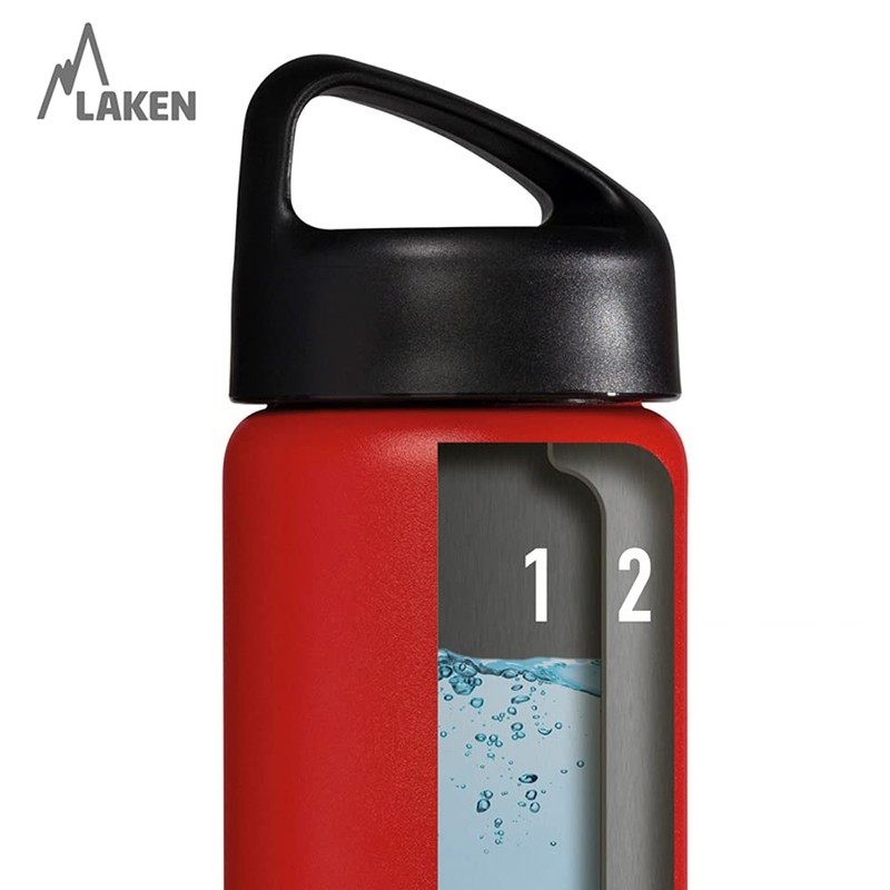 Laken Unisex Thermo Water Bottle, Unisex_Adult, TA10O, Orange, 1000 ml