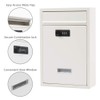 KYODOLED Locking Wall Mount Mailbox,Mail Boxes Outdoor with Combination Lock，Security