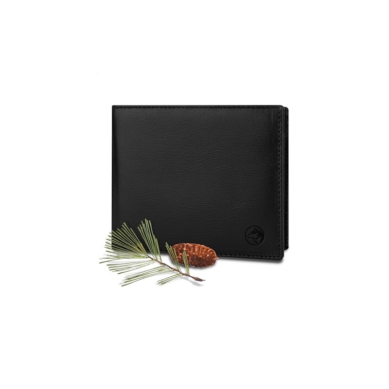Wolfstrøm Men's Leather Wallet 'Nørge' - Tri-Fold Men's Wallet RFID