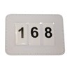 Woof Wear Dressage Saddle Pad Number - White - Waterproof