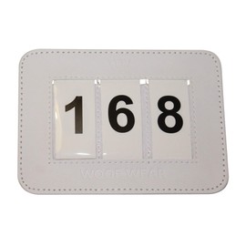 Woof Wear Dressage Saddle Pad Number - White - Waterproof Sprayproof - Unisex
