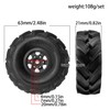 REDSPIDER 1.0 Beadlock Wheels and MUD Tires Set for 1/24