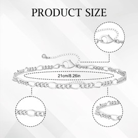 UICCVOKK 7Pcs Ankle Bracelets for Women, Adjustable Waterproof Anklets for Women, Dainty Layered Ankle Bracelets, Beach Ankles Set for Summer Festivals and Everyday Life