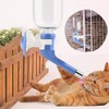 No-Drip Dog Water Dispenser Bottle-Dog Kennel Cage Water Dispenser Water