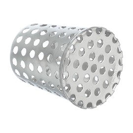 PATIKIL Gutter Guard Filter 2"-1.6", PVC Termination Cap Mesh Screen Roof Vent Cover Stainless Steel Conical Exhaust Pipe Cover Downspout Guard Filter Strainer for Downspout Silver