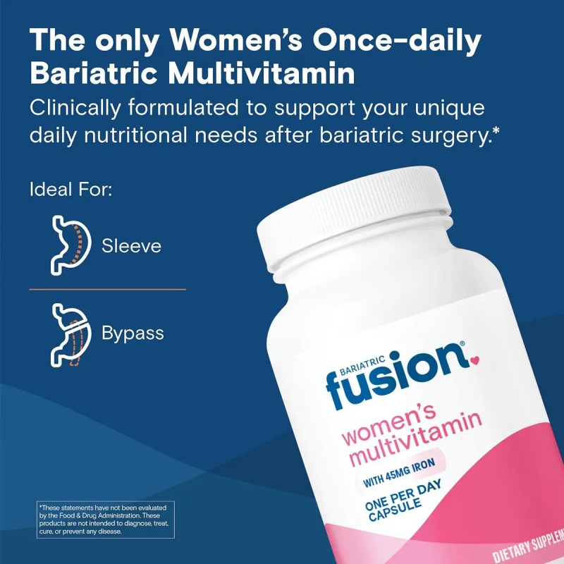 Multivitamínico Bariatric Fusion Women Suplemento Mujeres Hierro Vitamina B12