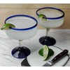 Dos Sueños Mexican Hand Blown Glass - Set of 4