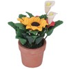 1:12 Miniature Dollhouse Plants Hand Crafted High Simulation Mini Potted