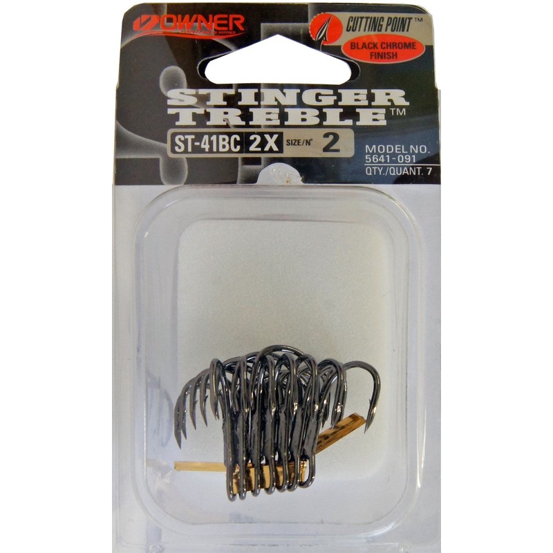Owner ST-41 Stinger Treble Hook 1 Qty 7