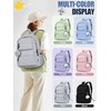 FIORETTO Backpack Womens School Bag Girls Boys, Lightweight Water-Resistant Fits