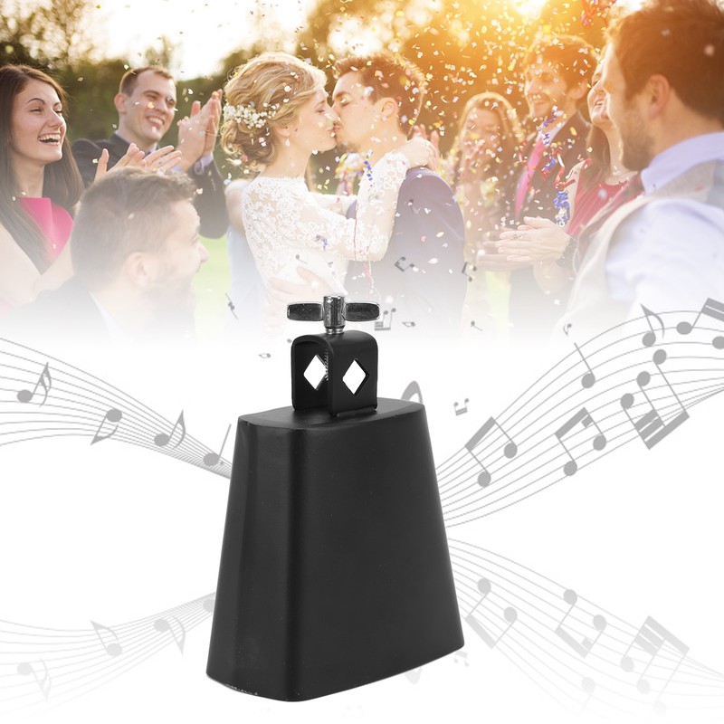 Cow Bells Instrument Metal High Durability Glossy Edge Wide Application