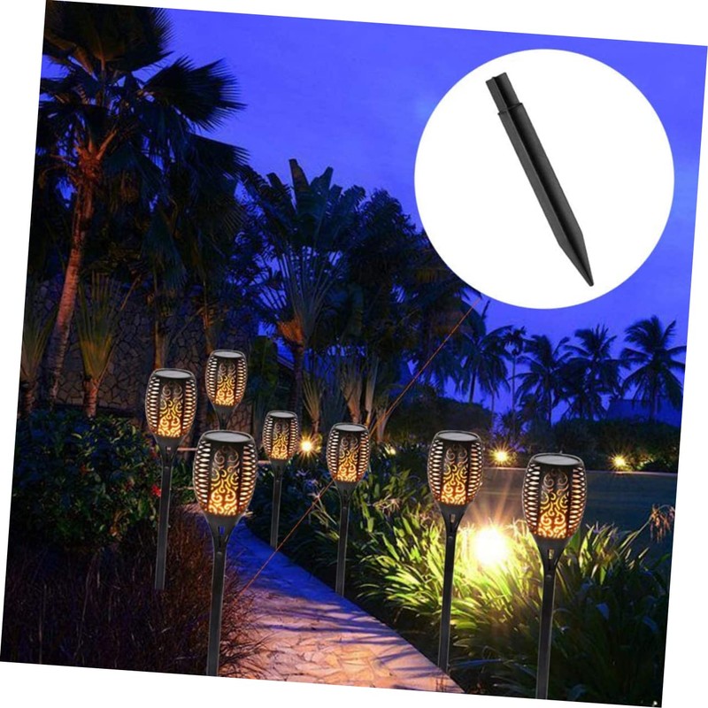 8 Sets Solar Light Stakes Path Light Replacement Stake Landscaping
