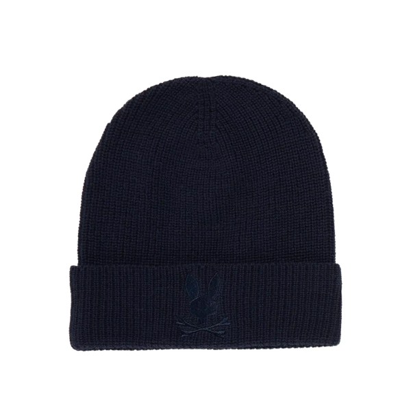 Psycho Bunny Allen Merino Wool North Sea Beanie B6A988U1HT-NRS