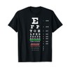 Snellen Eye Chart Test T-Shirt