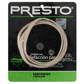 PRESTO 75590 Empaque/válvula de 21 litros fundida de 3 Piezas de Hule, Color Gris