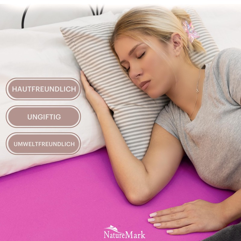 NatureMark Pack of 2 Jersey Fitted Sheets, 100% Cotton, Many