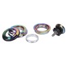 LeBycle Mountain Bike Headset Road Bicycle Double Bearing Headset 28.6x44‑50.6x30mm