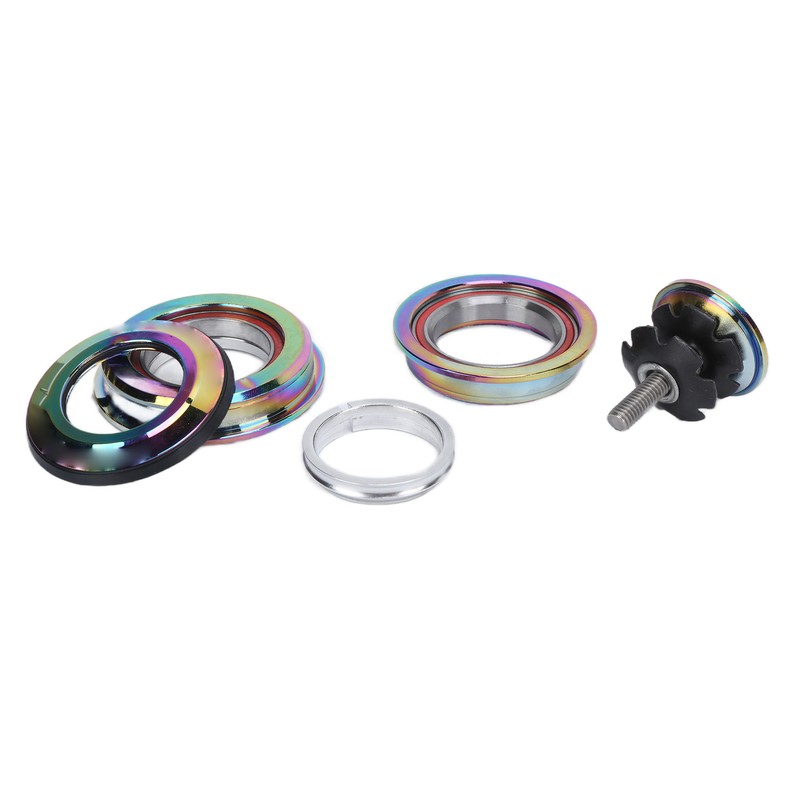 LeBycle Mountain Bike Headset Road Bicycle Double Bearing Headset 28.6x44‑50.6x30mm