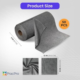 PracPro - Microfiber Cleaning Cloth Roll - Microfiber Towels - Microfiber Towels for Cars - Car Cleaning Towels - Car Microfiber Cleaning Cloth - Kitchen Cleaning Towels - Microfiber Roll of Towels