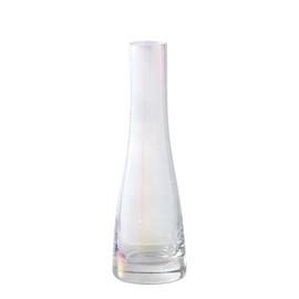 Vaso da fiori alto a stelo singolo da 20 cm, in vetro, per bouquet di rose, centrotavola per matrimoni, decorazione per casa, ufficio, scrivania