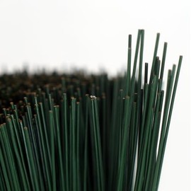 FLORIST, FLORAL GREEN STUB WIRE (0.9mm) 20swg - Floral Green Stub Wire. Flower Arranging Accessories, Craft Wire, Wreath Making Supplies, Modelling Wire. (1, Green 14 Inch, 250g)